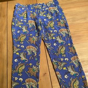 Beautiful Loft Paisley dress pants